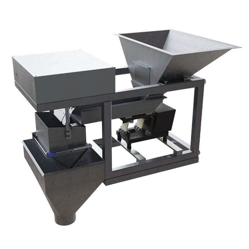 Linear weigher for vertical form fill and seal machines