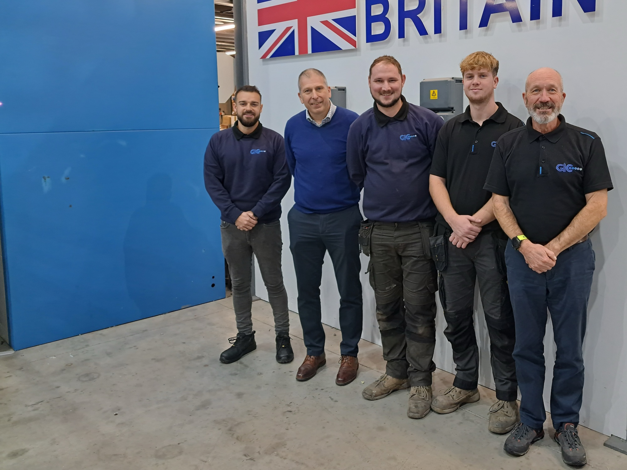 L-R Steve_Benson Luke_Murphy Adam_Craven Tyler_Johnstone Andy_Beal